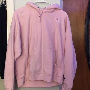 pink bubblegum champion sweatshirt